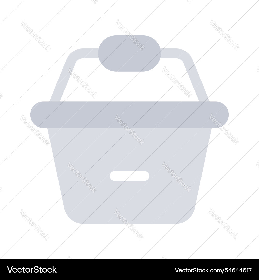 Remove from bucket Vector Image