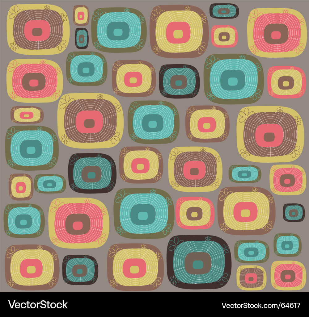 Retro pattern vector image