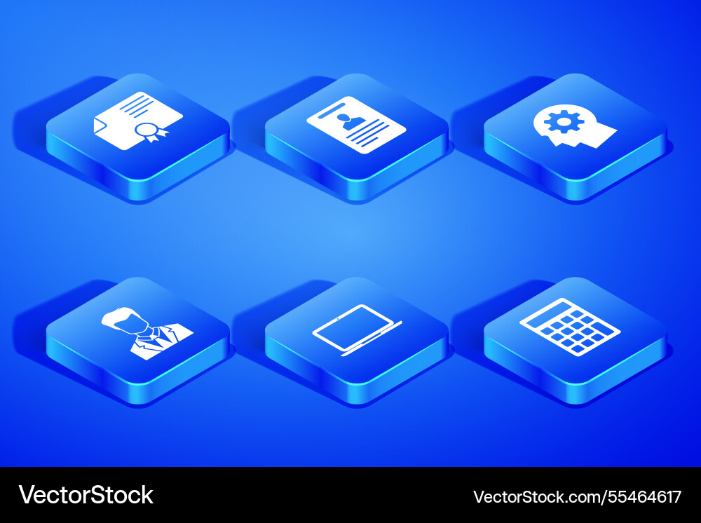 Set calculator certificate template laptop user Set calculator certificate template laptop user Vector Image