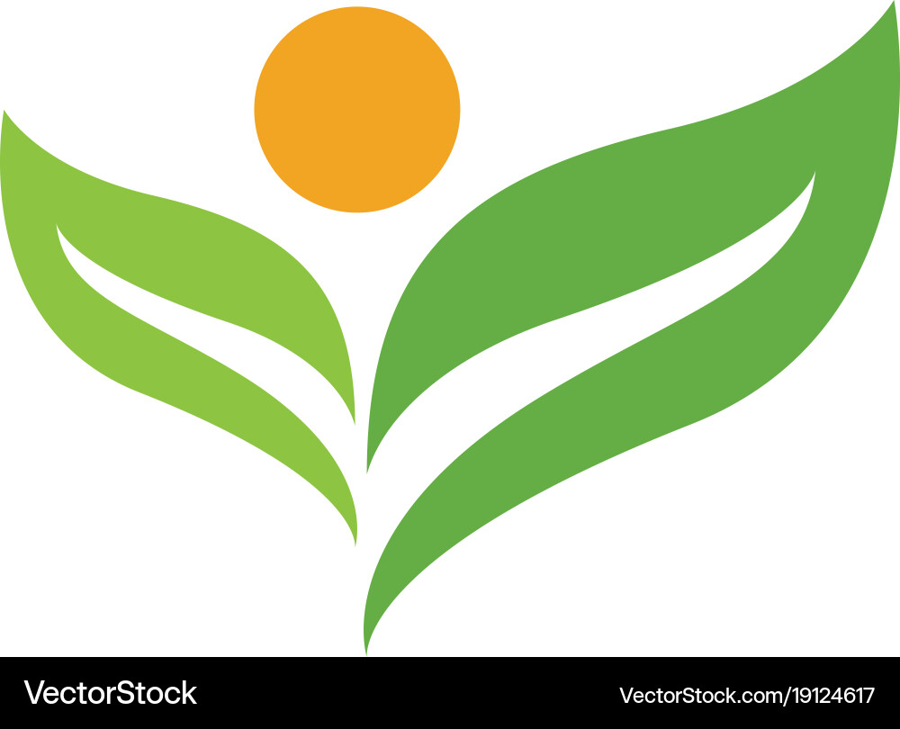 Tree leaf ecology nature element icon Vector Image