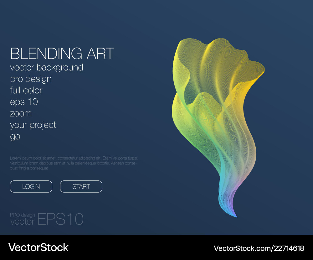 Abstract blend background template for web site Abstract blend background template for web site vector image