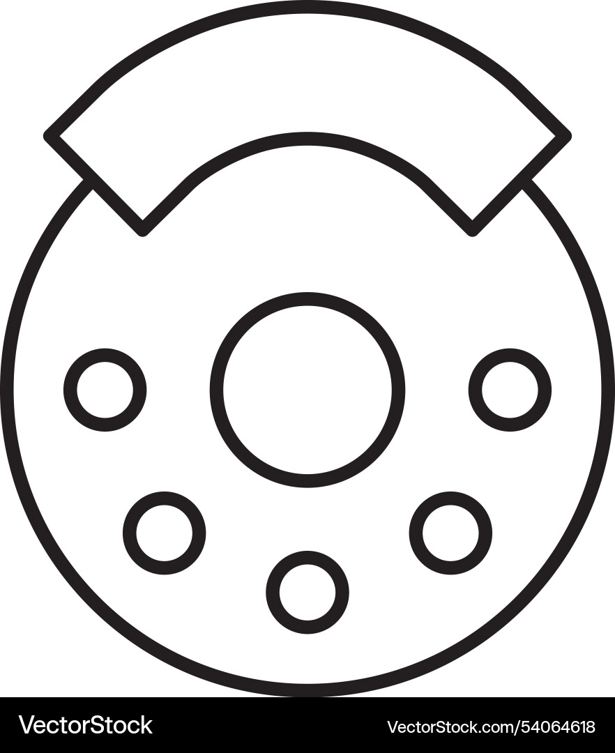 Break line icon design Vector Image