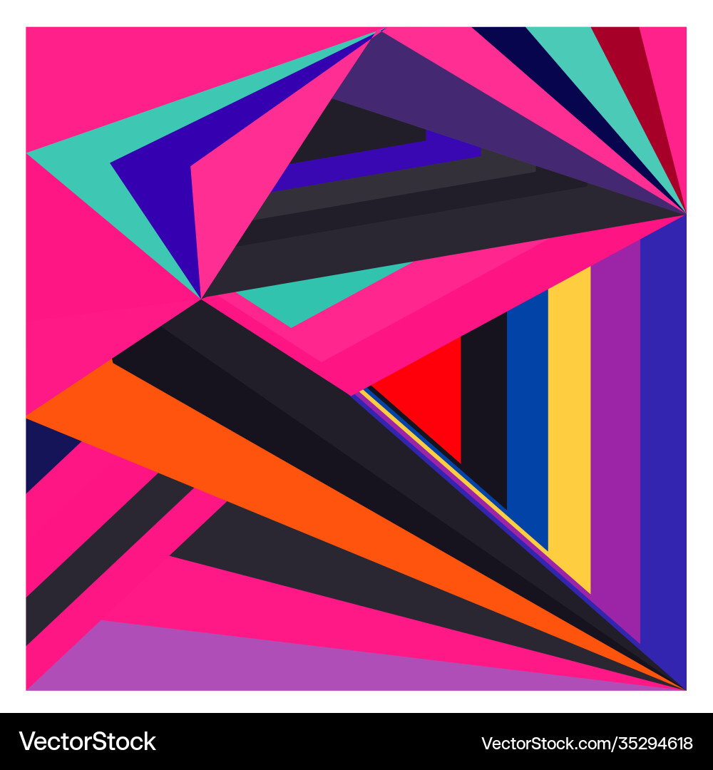 Colorful geometric and curve background pattern Colorful geometric and curve background pattern Vector Image