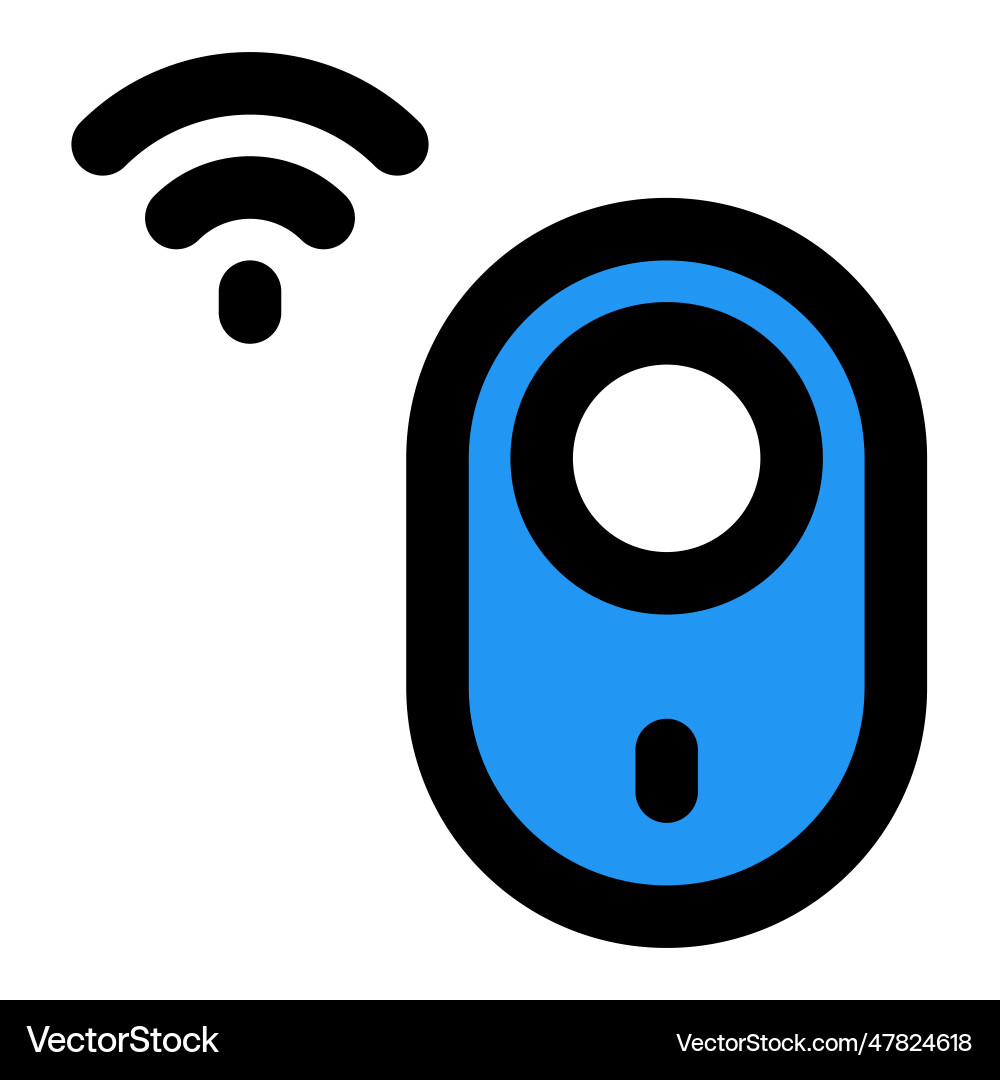 Motion sensor a device to detect nearby movement vector image