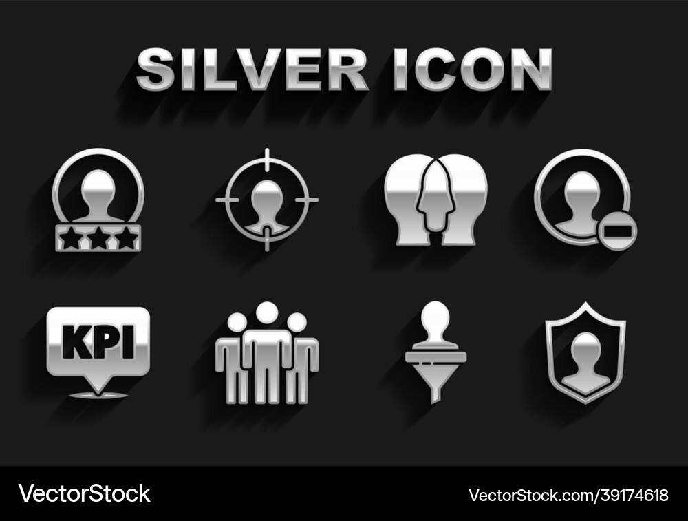 Set users group create account screen protection Set users group create account screen protection vector image