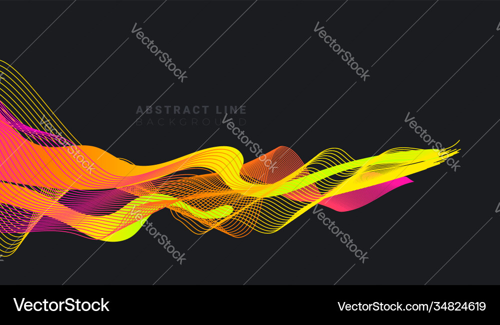 Abstract background with flowing line shapes Abstract background with flowing line shapes vector image