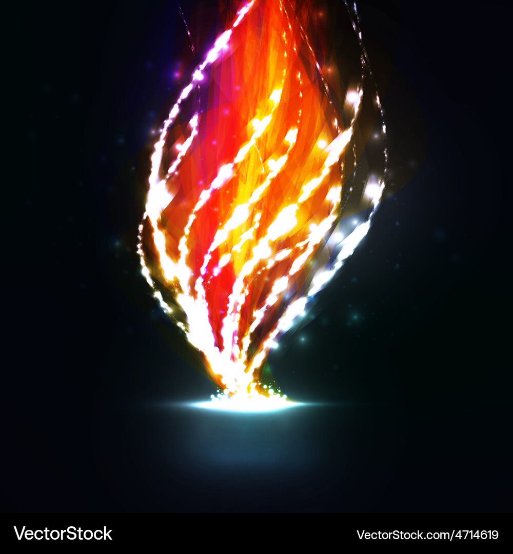 Abstract creative dynamic element Vector Image