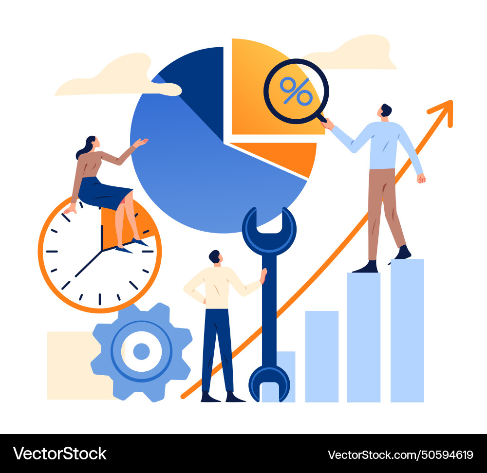 Aufbau und Optimierung von Workflow-Analysen Aufbau und Optimierung von Workflow-Analysen vektorbild
