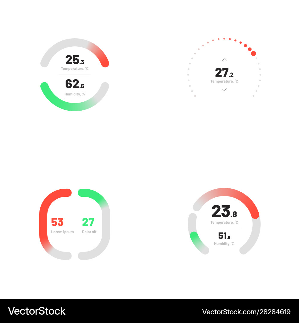 Dashboard Control Knob UI Icon vector image