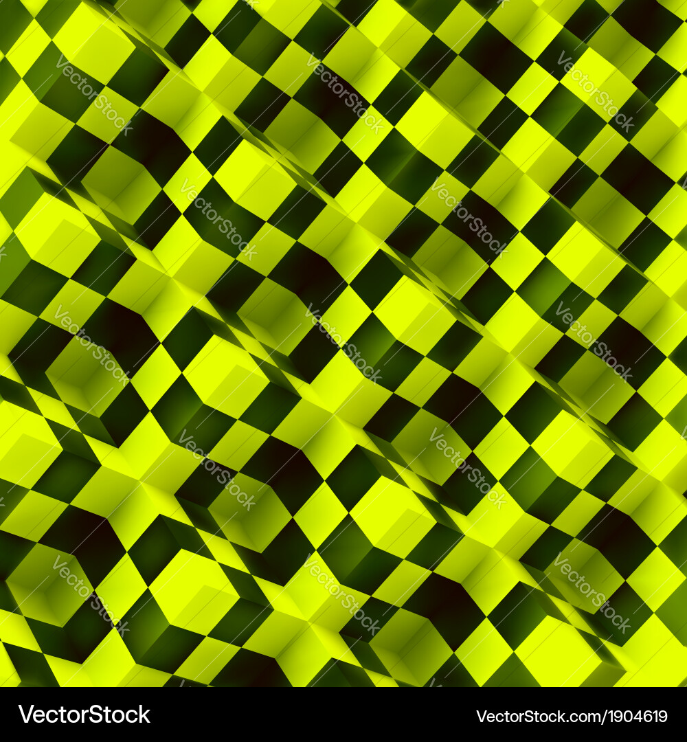 Dynamic 3D Chessboard Texture vector image
