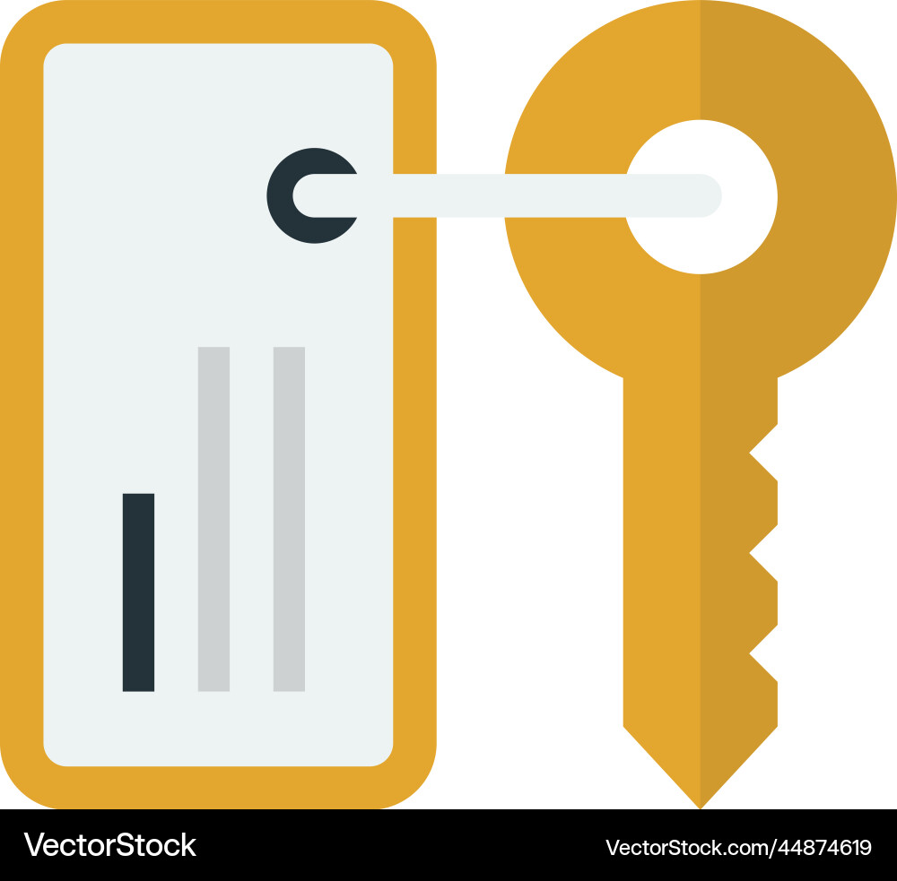 Keys and tags in minimal style Keys and tags in minimal style Vector Image