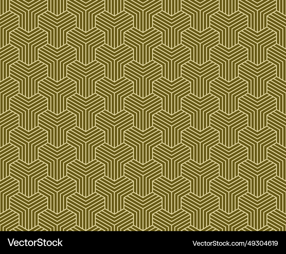Seamless abstract geometric y lines pattern vector image