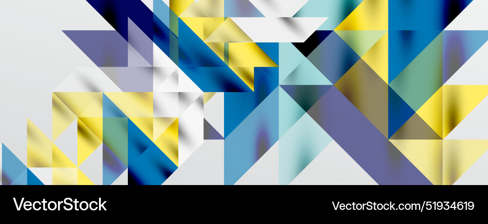 Tech minimal overlapping triangle shapes elements Tech minimal overlapping triangle shapes elements Vector Image