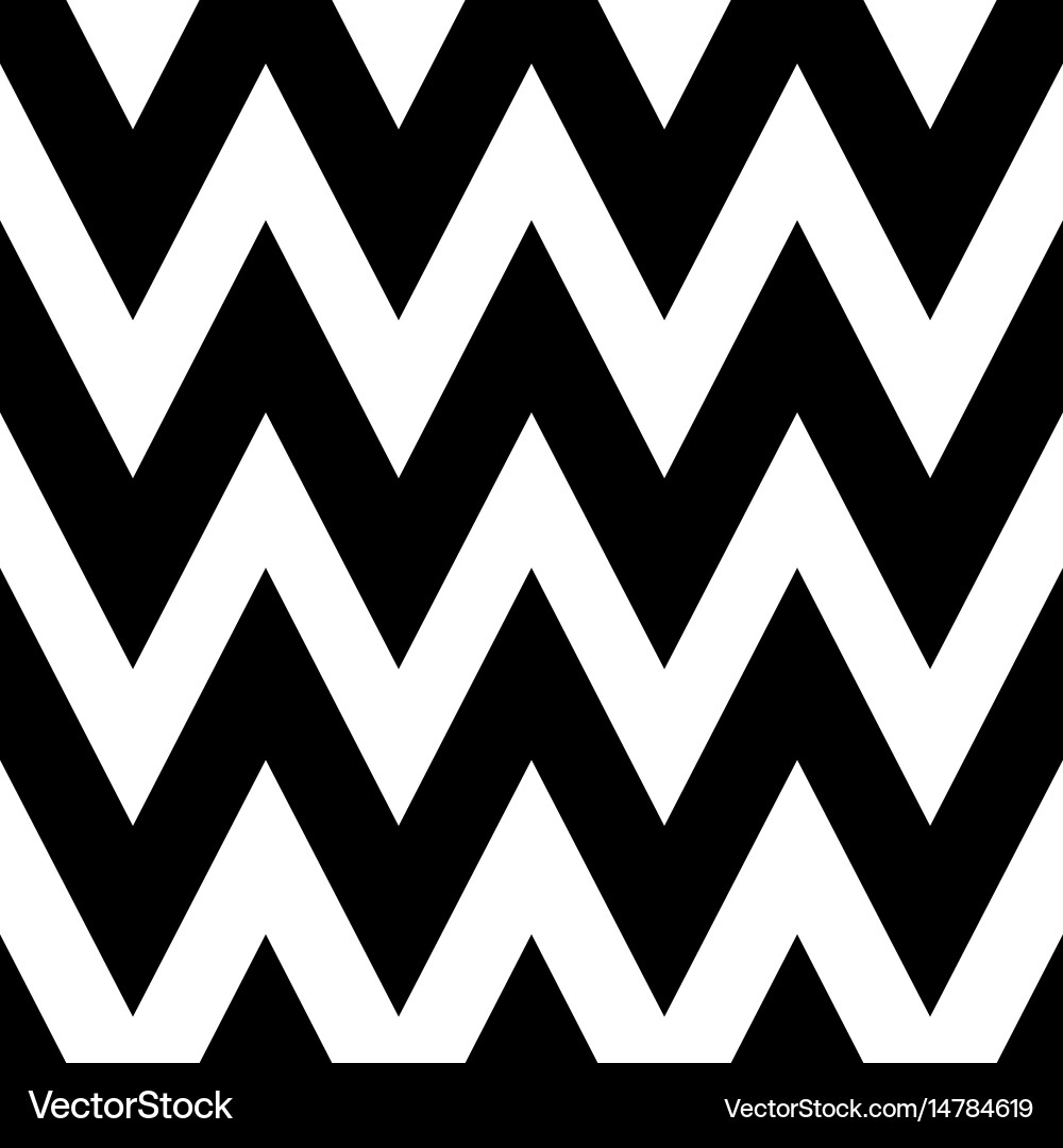 Zigzag seamless pattern vector image