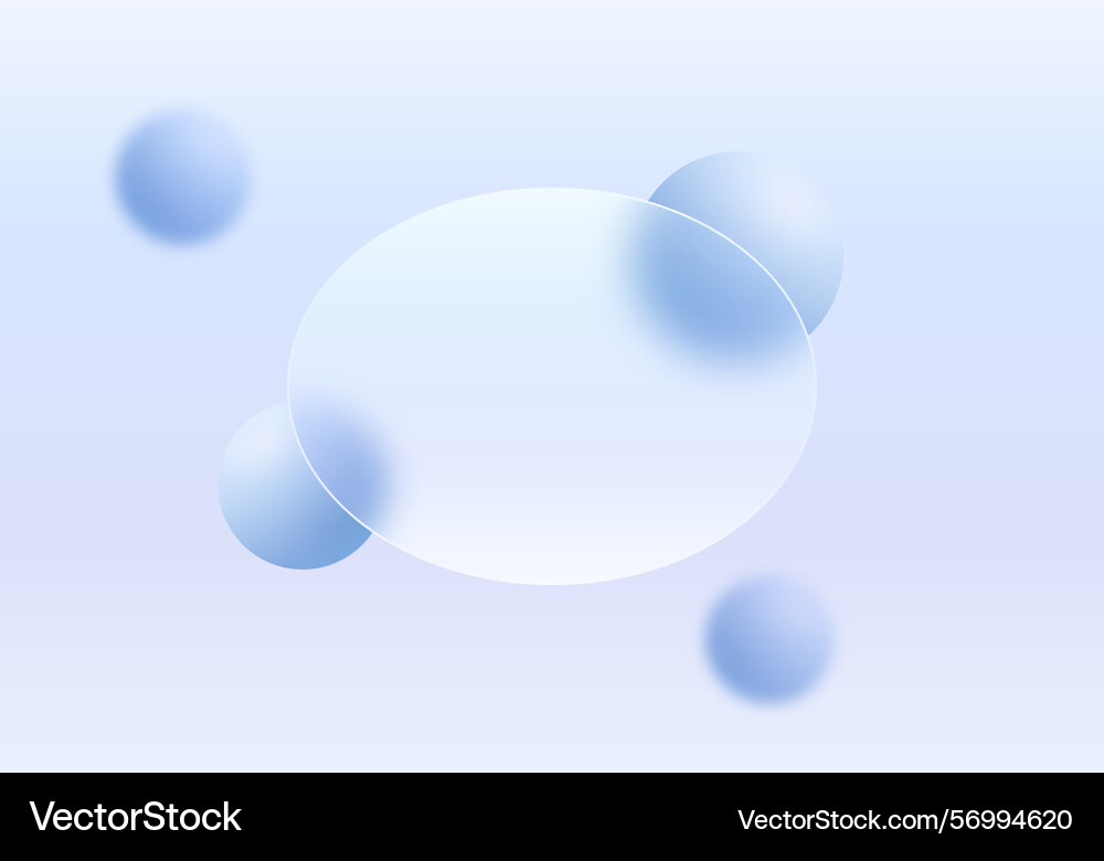 Background with transparent oval partition Background with transparent oval partition vector image