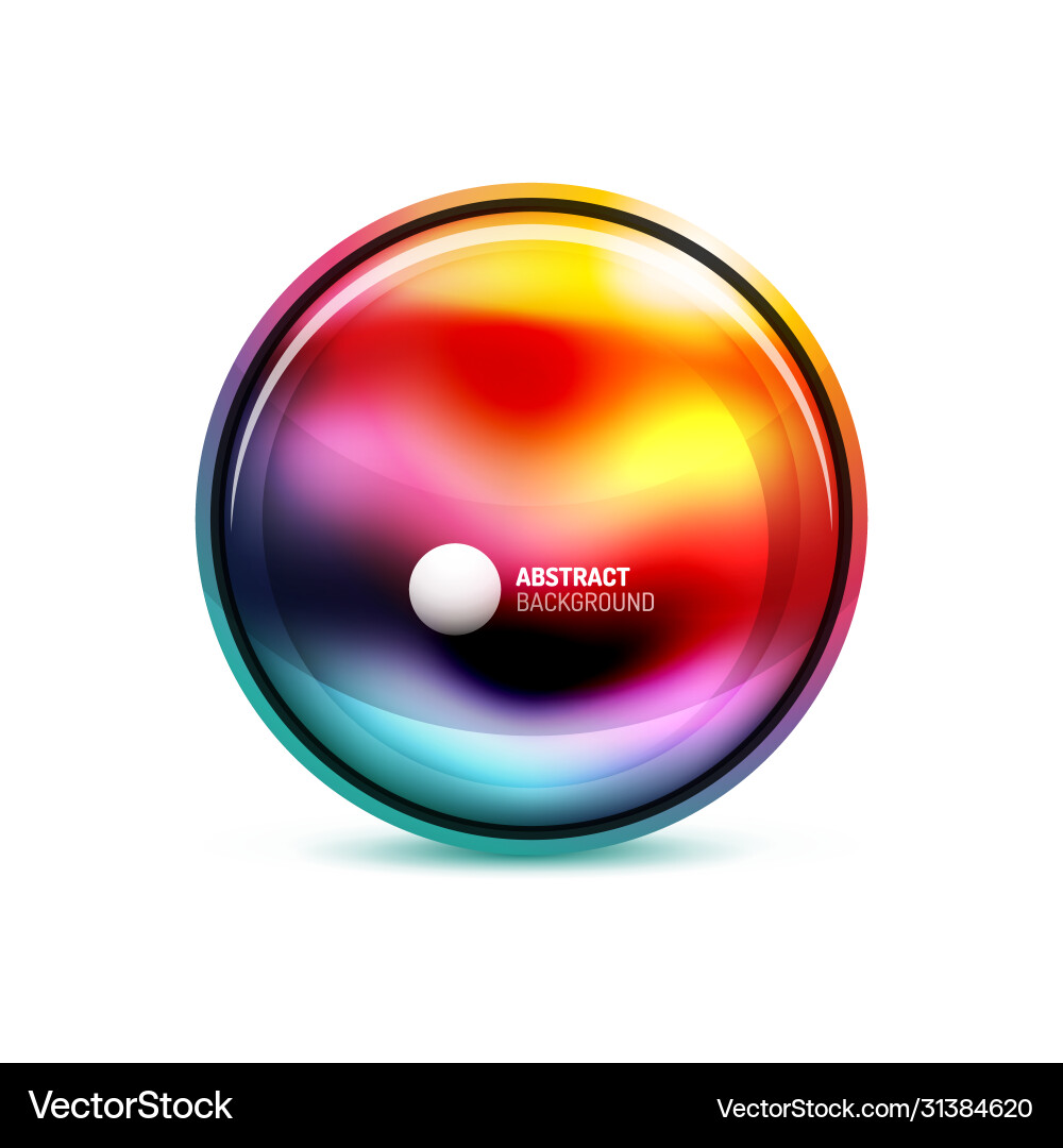 Circle button or banner for text design template Circle button or banner for text design template vector image