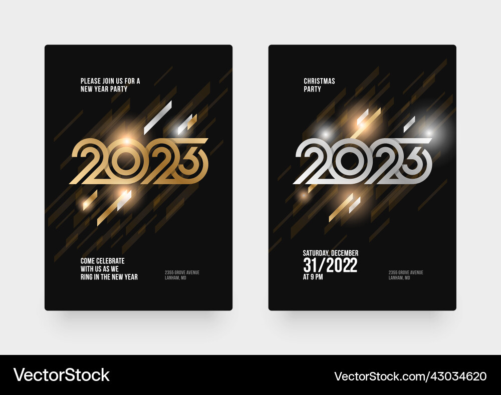 Frohes neues Jahr 2023 und fröhliches Weihnachts-Logo Frohes neues Jahr 2023 und fröhliches Weihnachts-Logo vektorbild