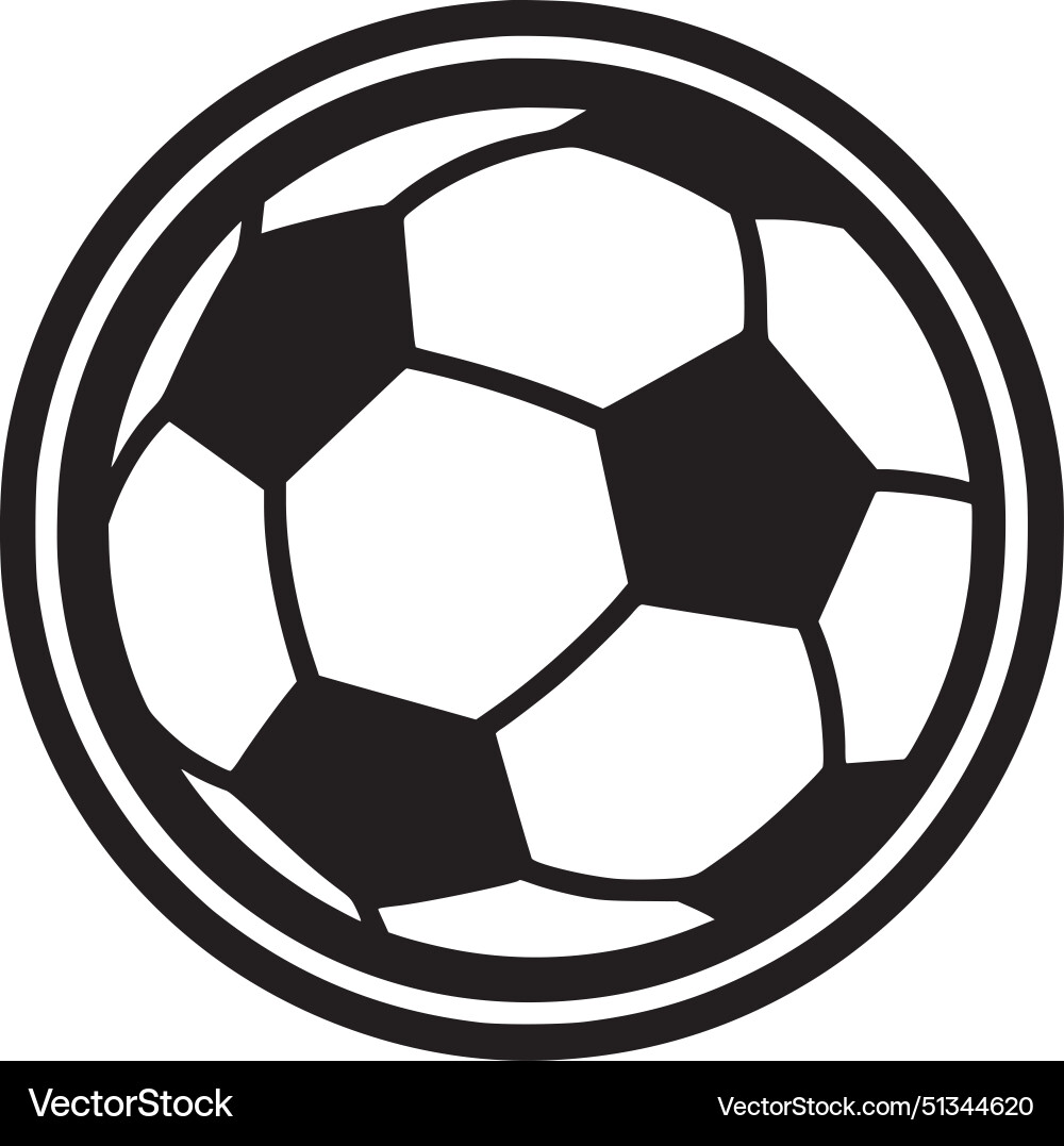 Fußball - schwarz und weiß isoliert Ikone Fußball - schwarz und weiß isoliert Ikone vektorbild