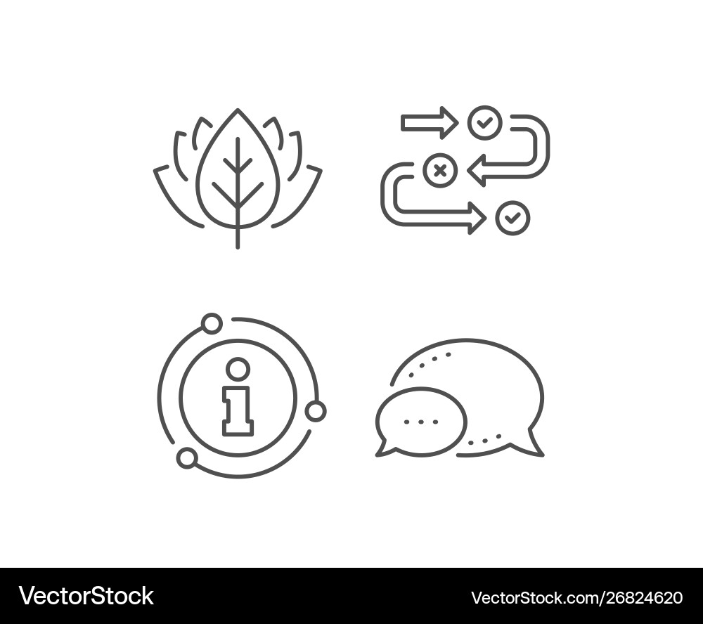 Survey progress line icon algorithm sign vector image