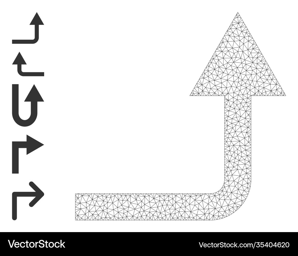 Web network turn forward icon with simple symbols Web network turn forward icon with simple symbols vector image