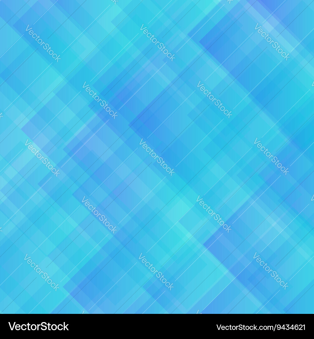 Abstract Blue Square Pattern Vector Image