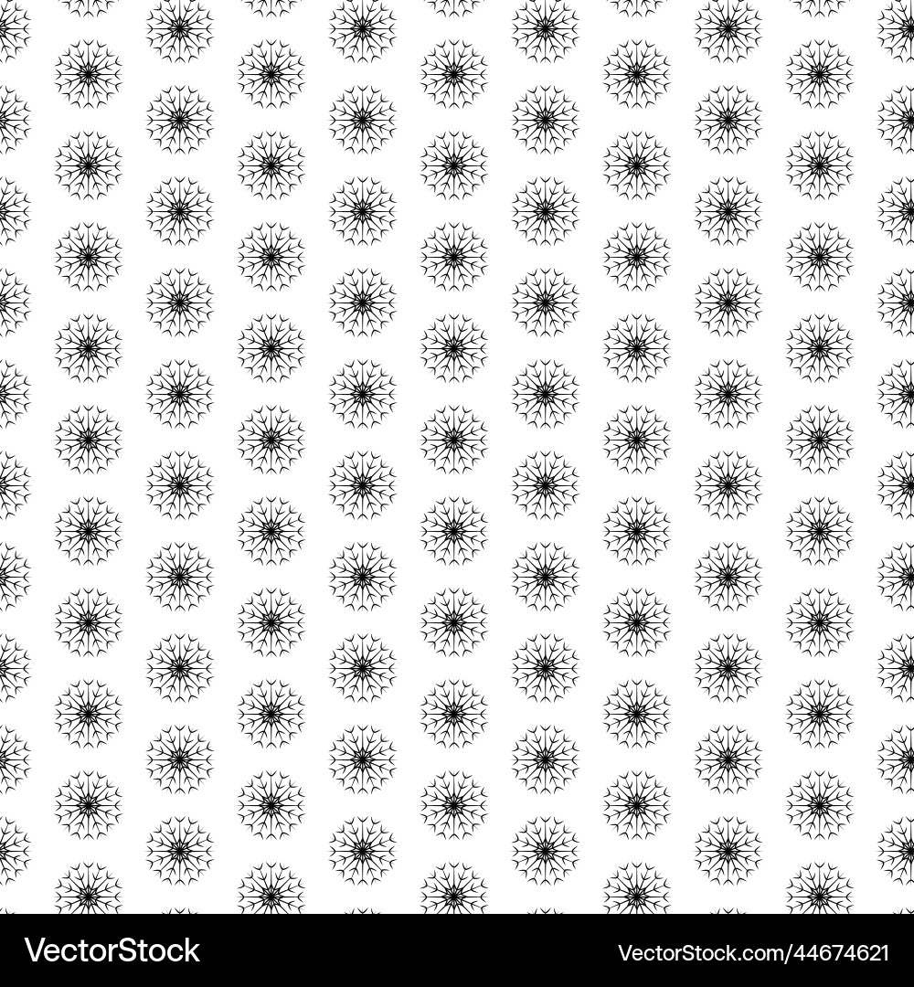 Seamless pattern of outline drawing abstract vector image