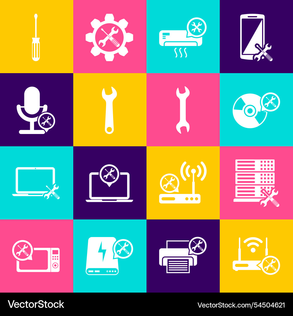 Set router wi-fi with service database server cd Set router wi-fi with service database server cd vector image