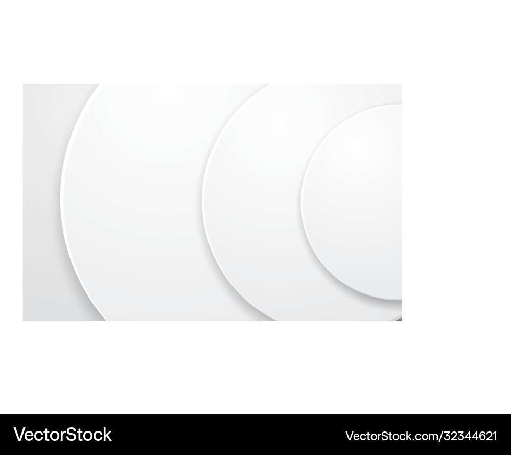 White abstract background circle multi layer White abstract background circle multi layer Vector Image