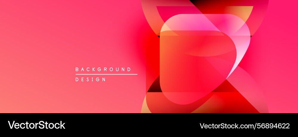 Abstract geometric shapes overlap creating Abstract geometric shapes overlap creating vector image