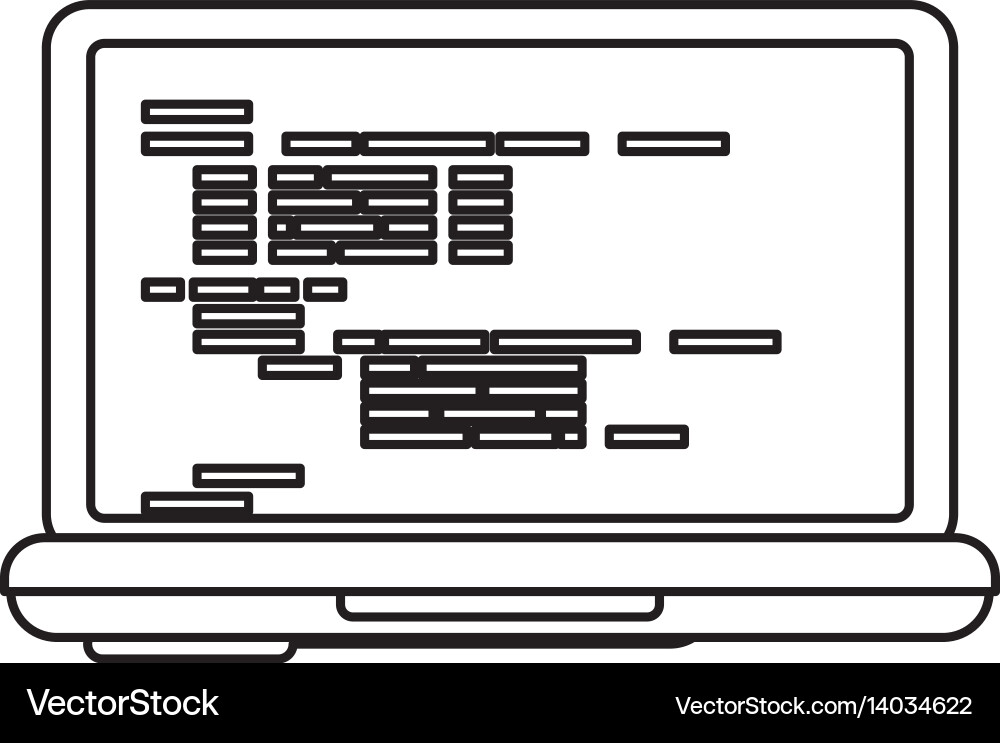 Html Programmiercode vektorbild