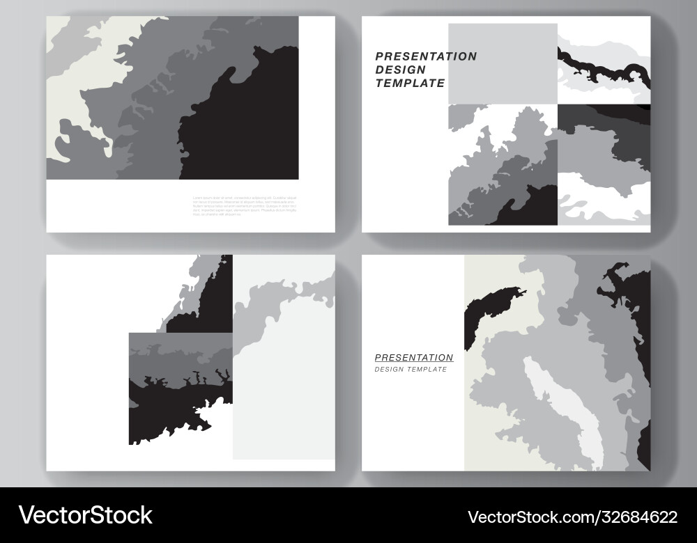 Layout presentation slides design Layout presentation slides design vector image