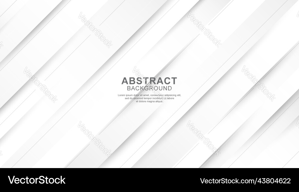 Modern 3d shapes background with diagonal style vector image