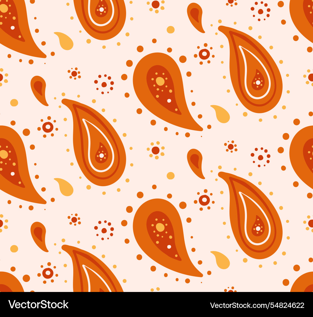 Pattern geometry at image botanical damask page Vector Image