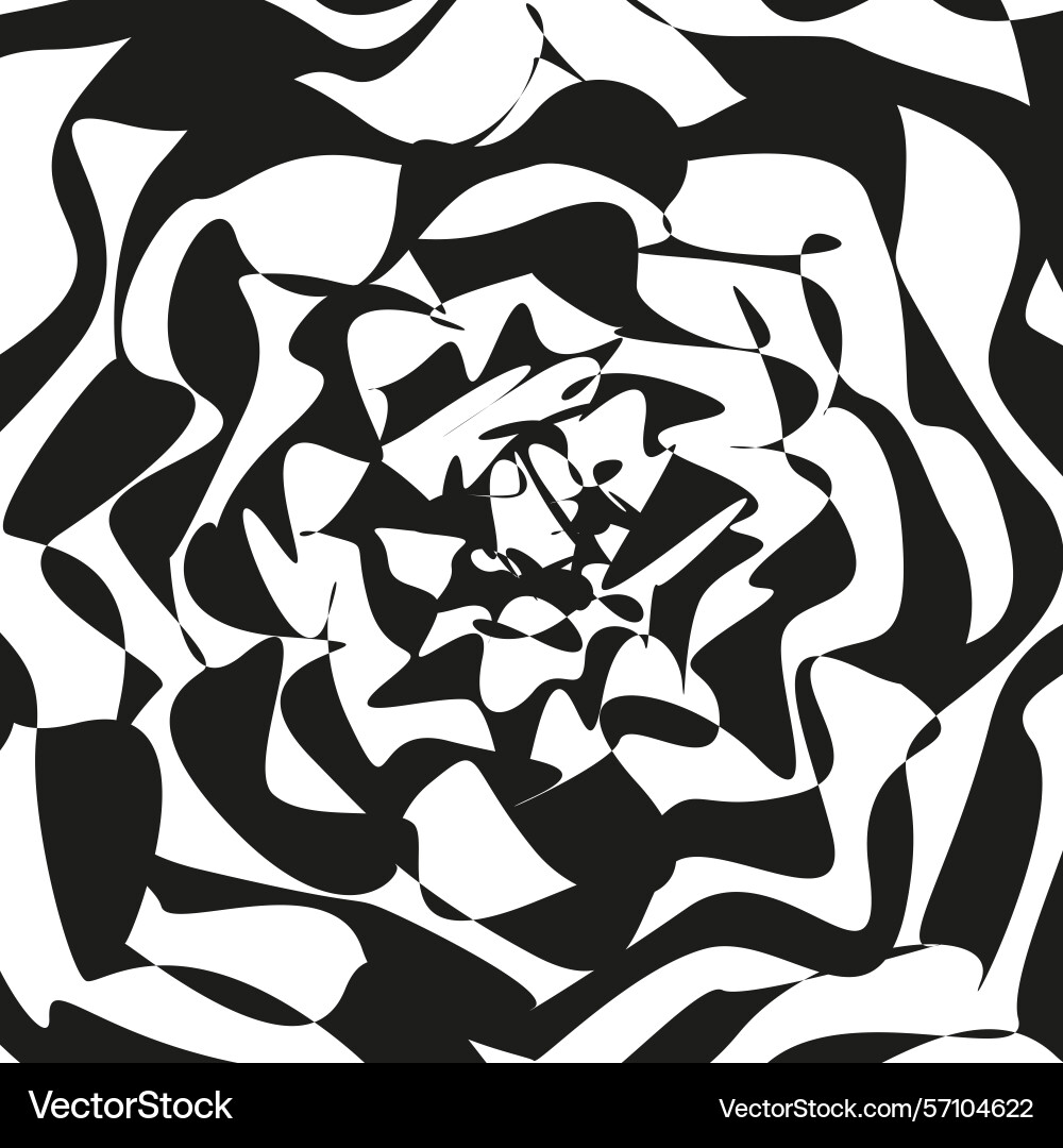 Swirl vortex abstract black pattern rotating Swirl vortex abstract black pattern rotating Vector Image