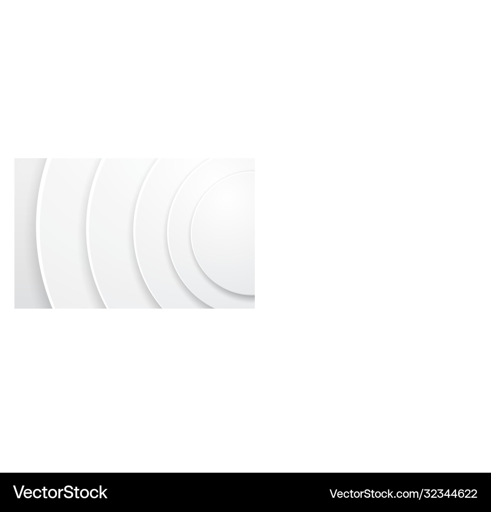 White abstract background circle multi layer White abstract background circle multi layer Vector Image