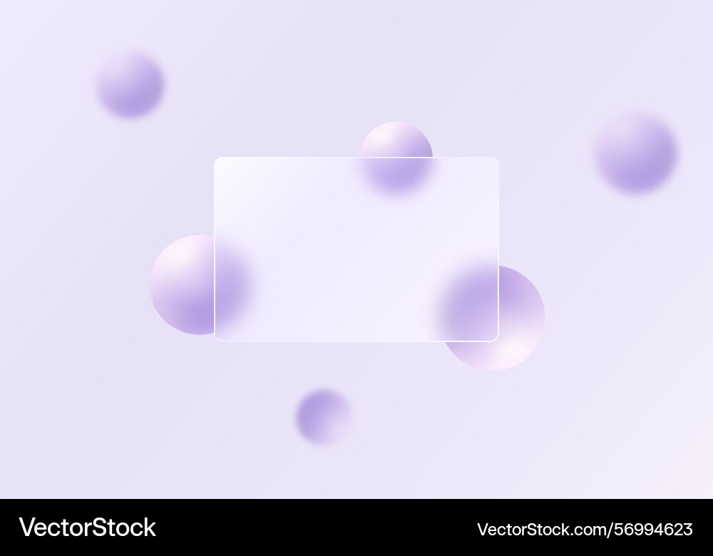 Background with transparent partition and floating Background with transparent partition and floating Vector Image