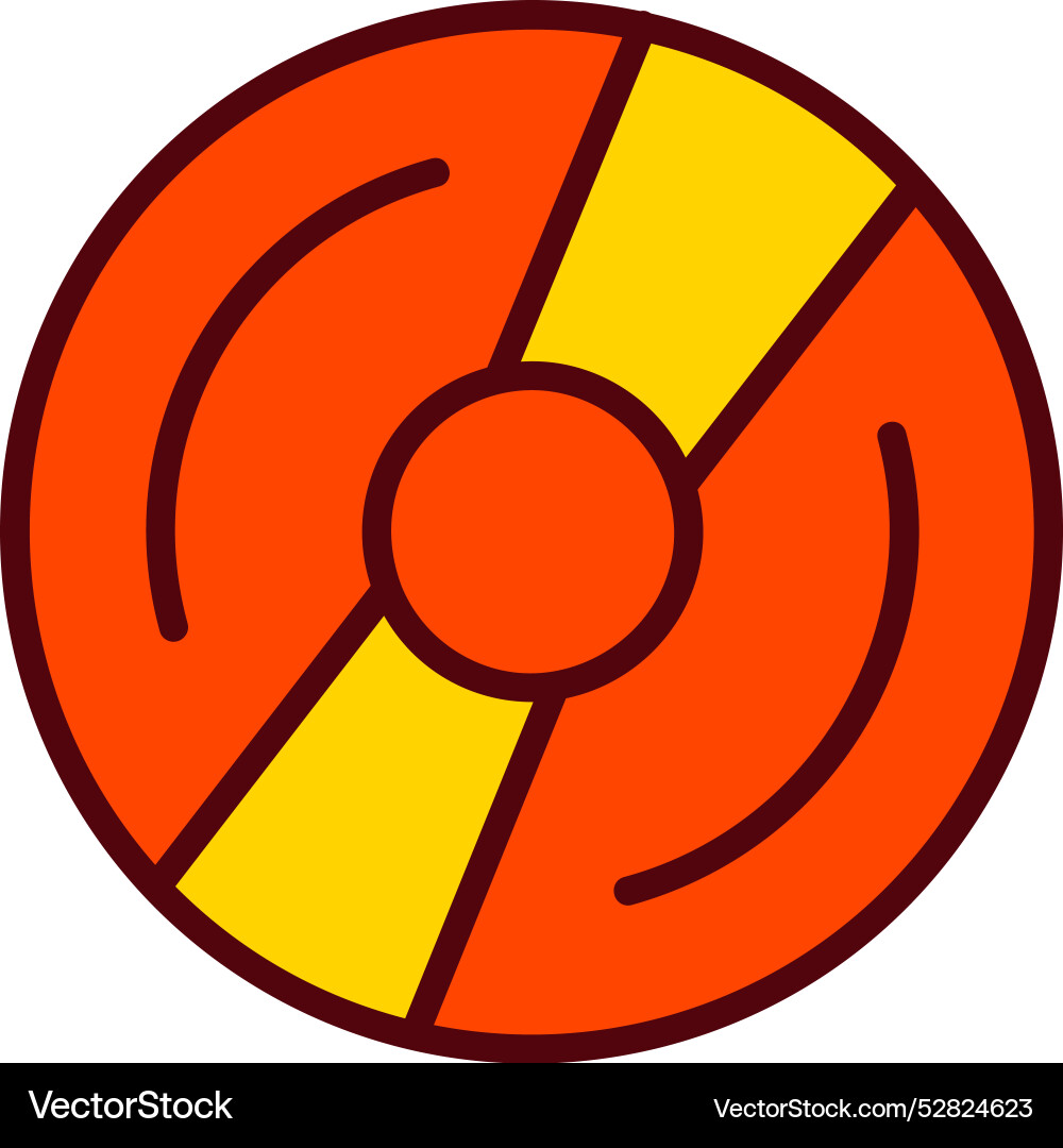 Compact disk icon design Vector Image