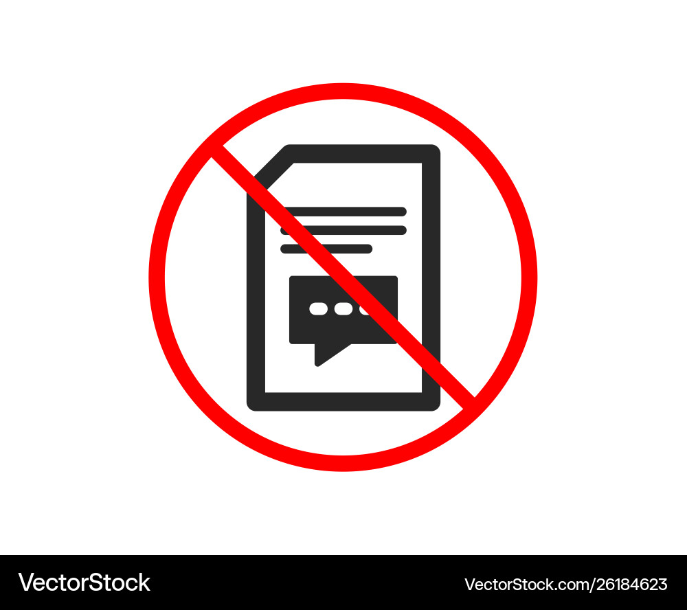 Document with comments icon file sign Document with comments icon file sign vector image