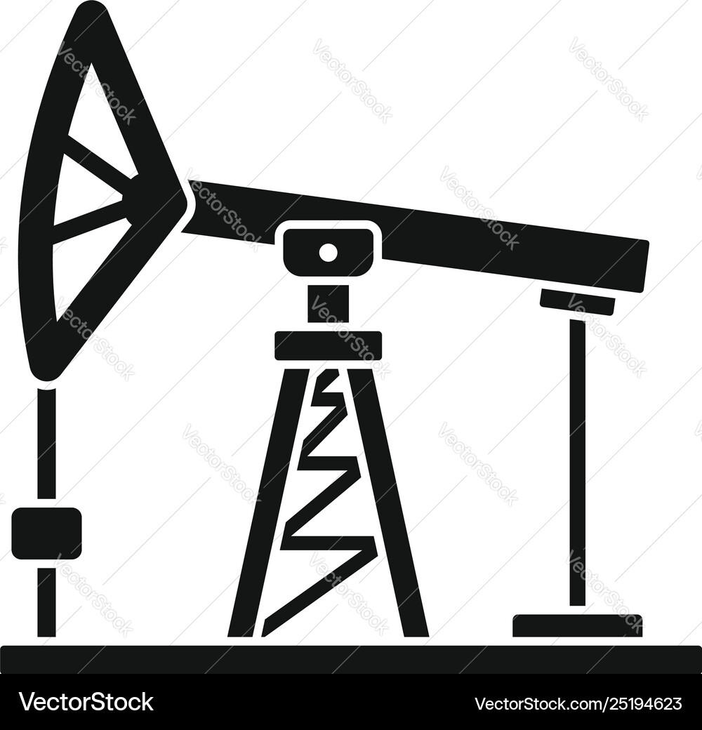 Extract petrol station icon simple style Vector Image