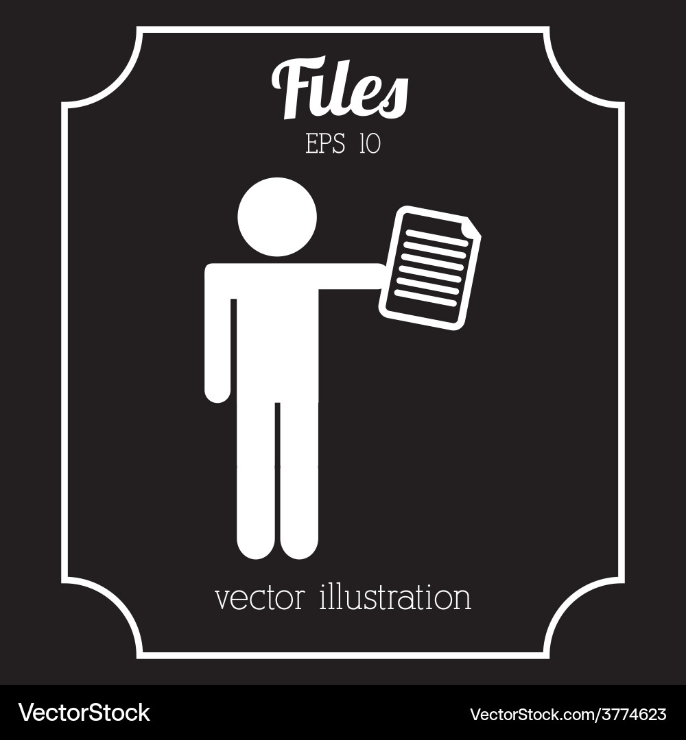 Files icon Vector Image