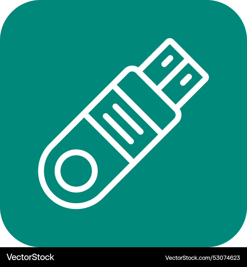 Flash disk icon design Vector Image