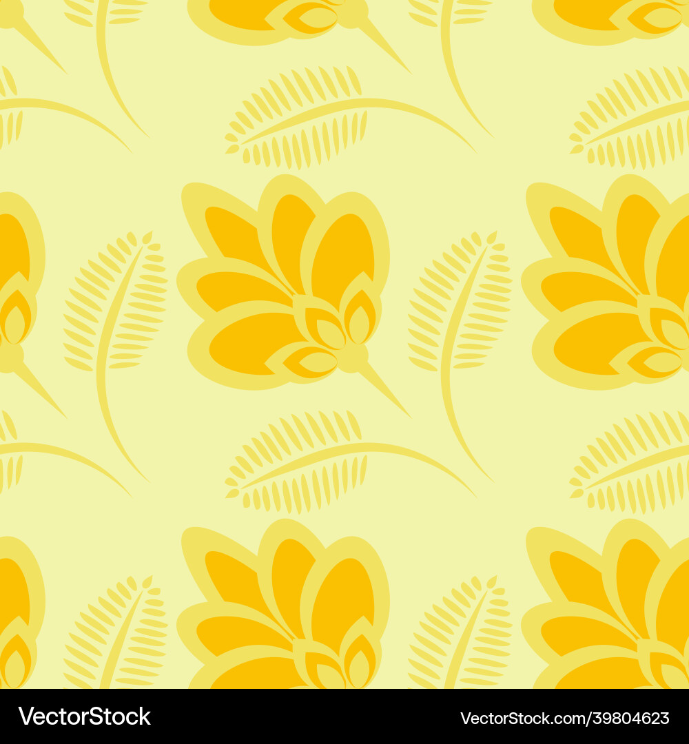 Seamless pattern endless texture - stylized vector image