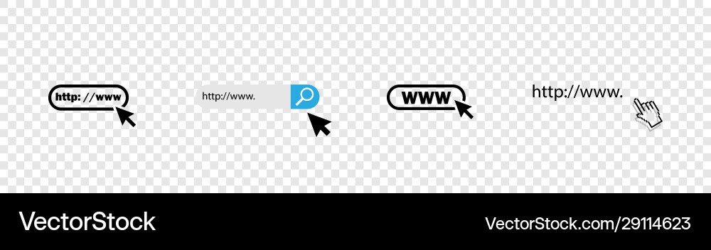 Www icons collection web site Www icons collection web site vector image