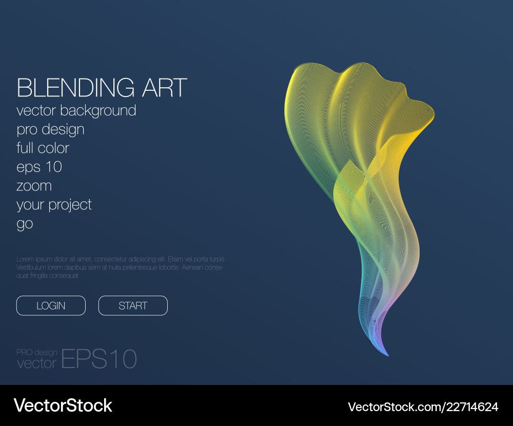 Abstract blend background template for web site Abstract blend background template for web site vector image