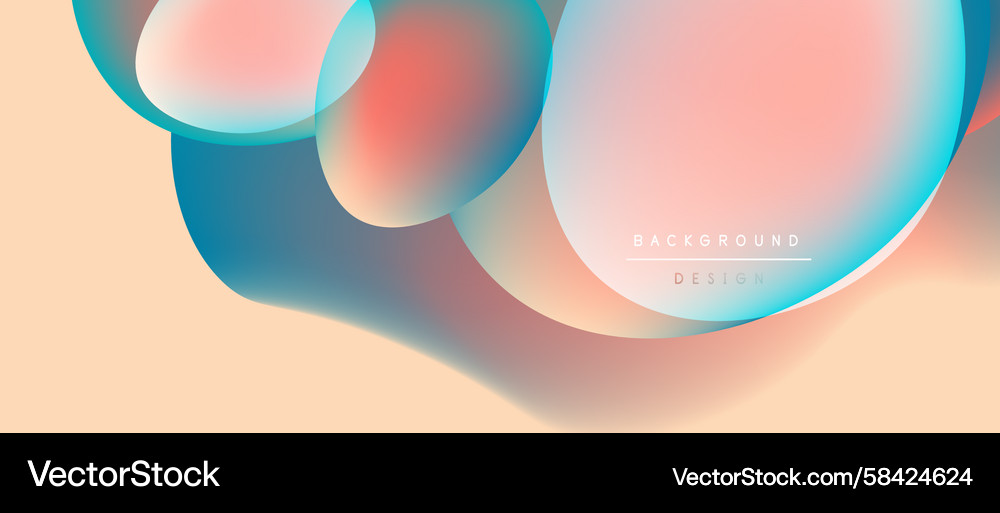 Abstract Fluid Color Gradient Vector Image