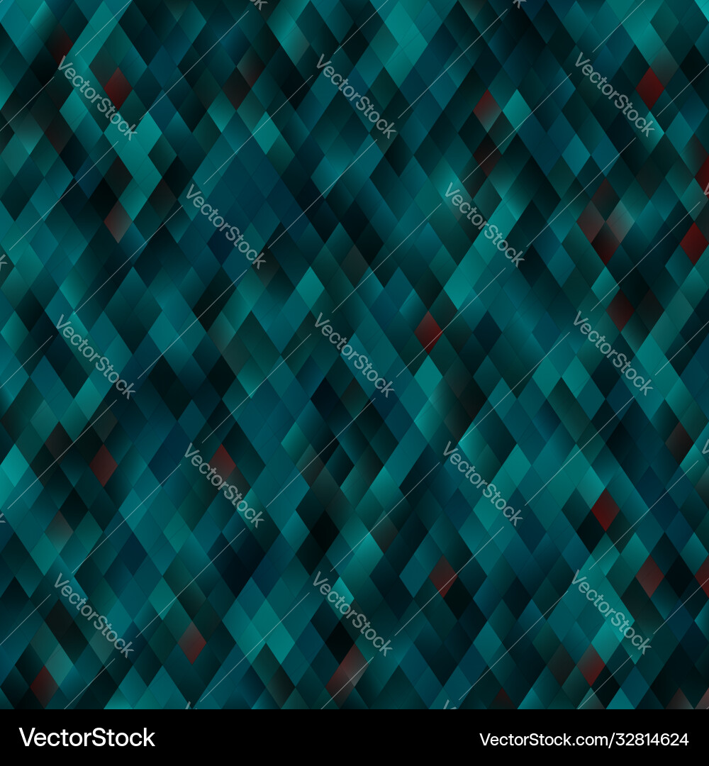 Dark green mosaic background abstract grid texture Dark green mosaic background abstract grid texture vector image