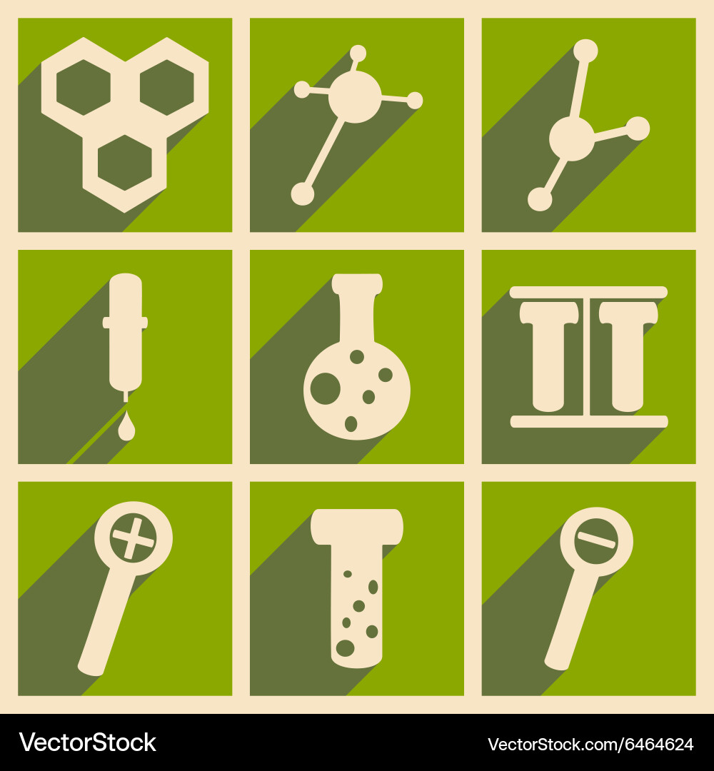 Flat with shadow concept and mobile application Vector Image
