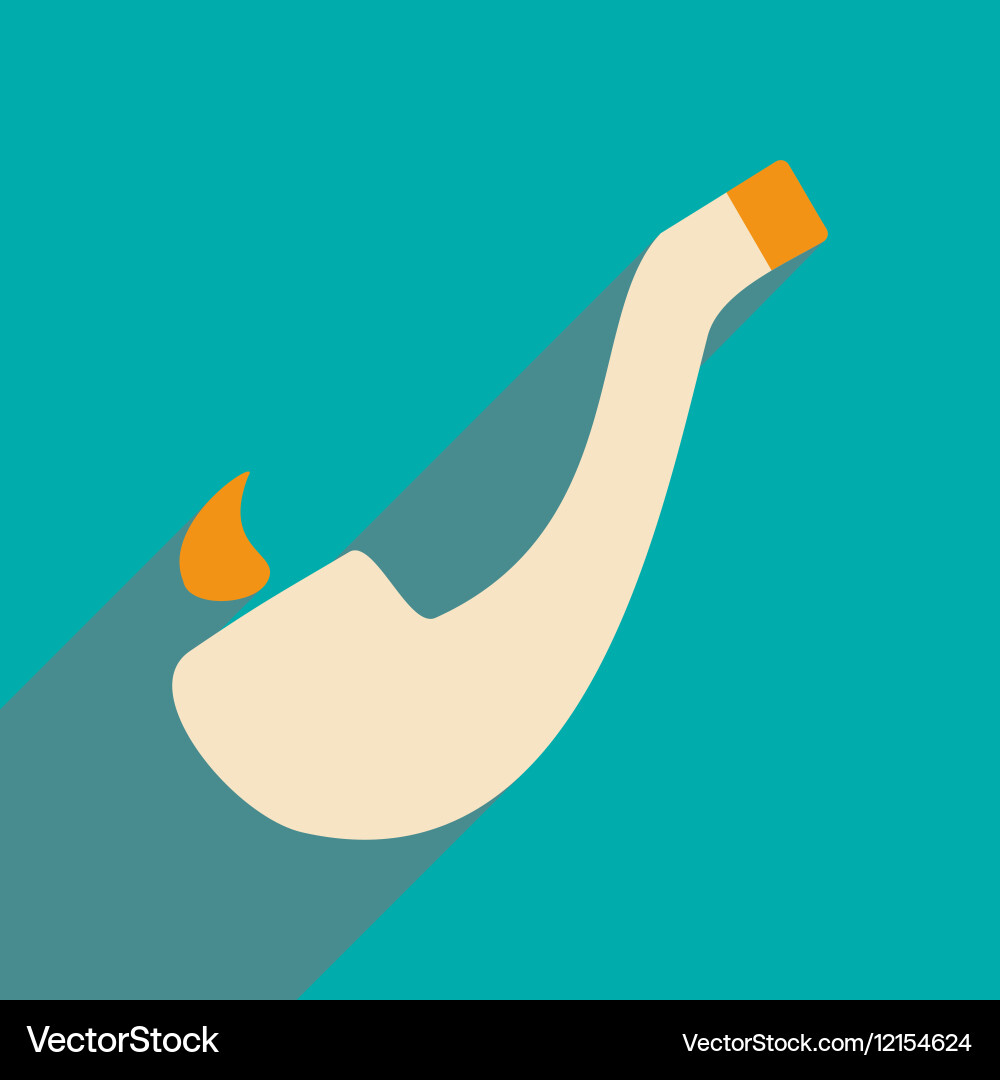 Flat with shadow icon and mobile application Vector Image