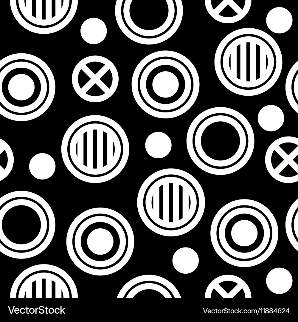 Geometric minimal seamless abstract pattern Vector Image