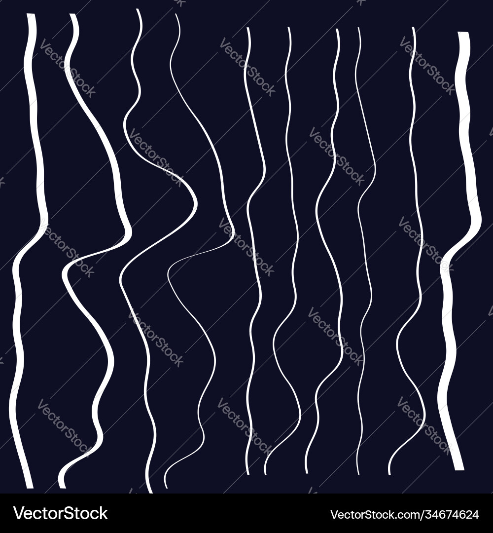 Irregular random wiggling squiggle waving wavy Irregular random wiggling squiggle waving wavy Vector Image